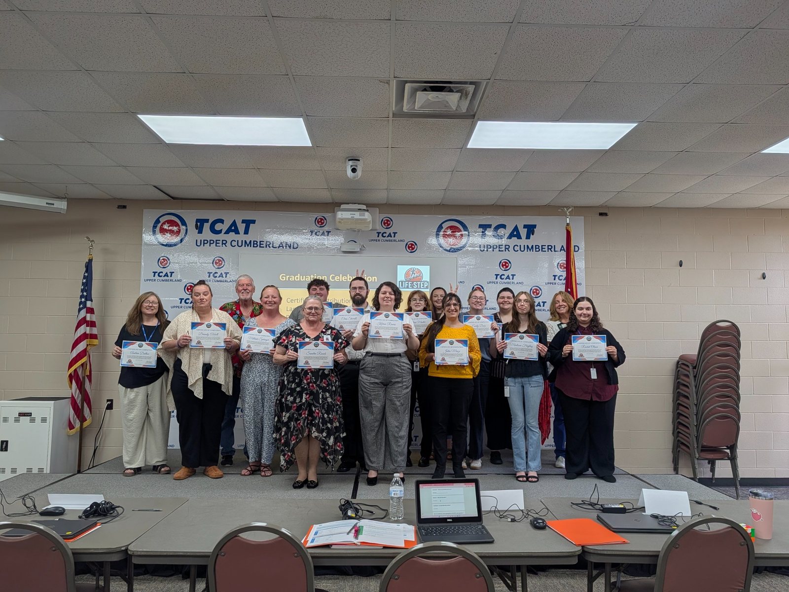 LIFE-STEP graduates celebrating course completion